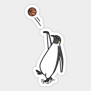 Balling Penguin Sticker